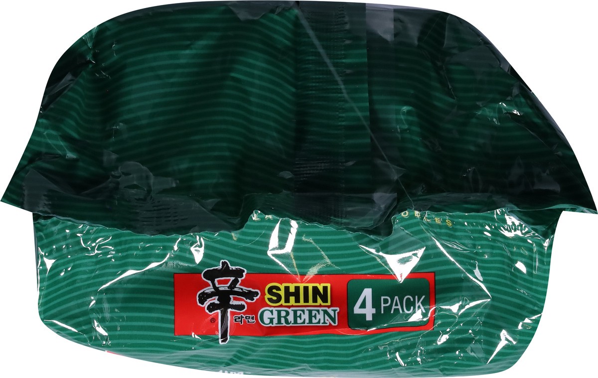 slide 8 of 13, Nongshim Premium Shin Green Ramyun Noodles with Seasoning Mix 4 - 4.4 oz Bags, 4 ct