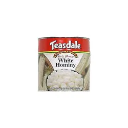 Teasdale White Hominy 108 oz
