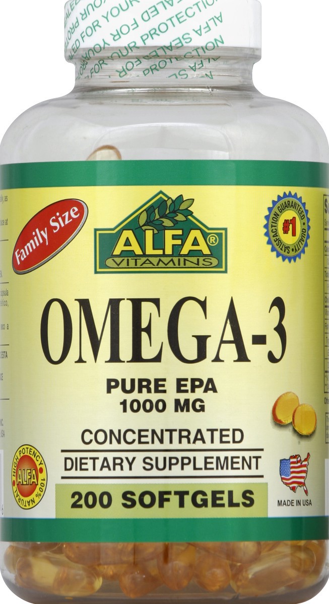 slide 1 of 3, Alfa Omega-3 200 ea, 200 ct