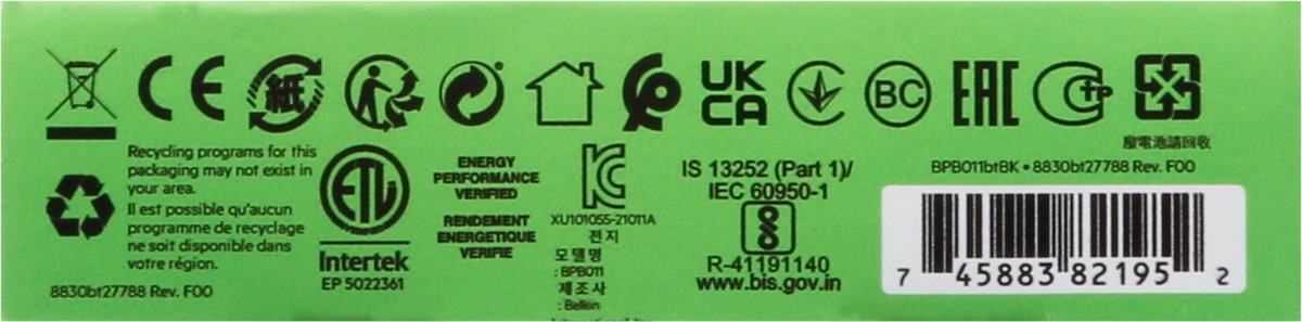 slide 5 of 9, Belkin Boost Charge 10K Power Bank 1 ea, 1 ct