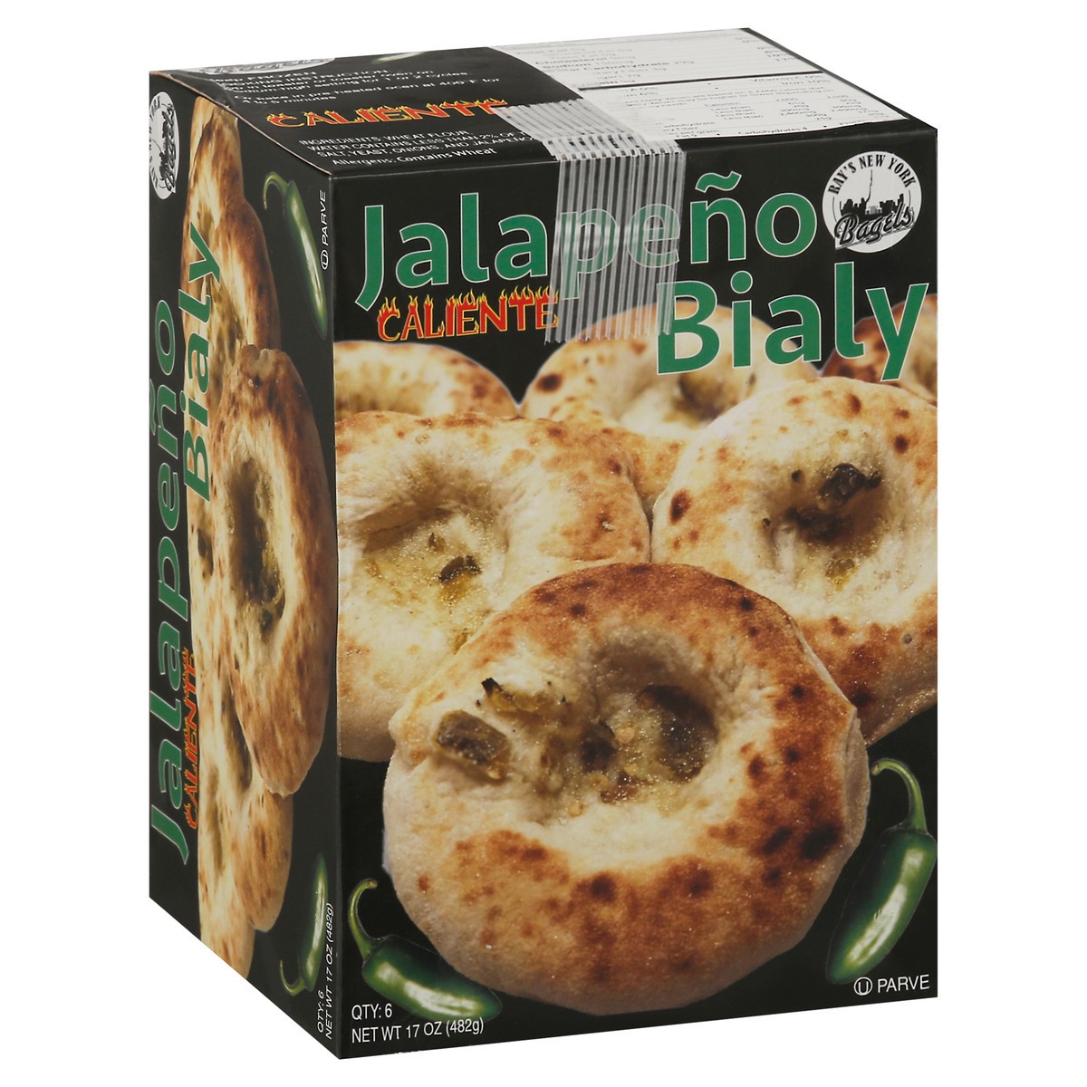 slide 9 of 17, Ray's New York Bagels Caliente Jalapeno Bialy 6 ea, 6 ct