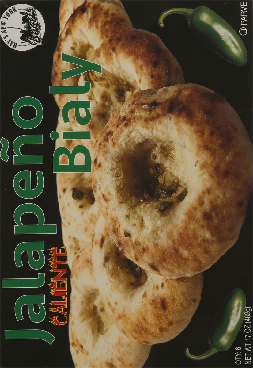 slide 12 of 17, Ray's New York Bagels Caliente Jalapeno Bialy 6 ea, 6 ct