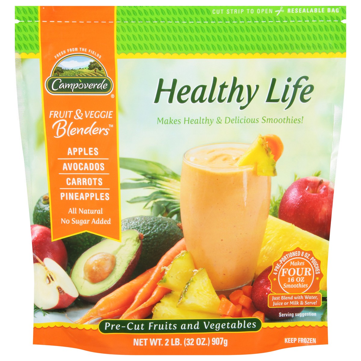 slide 1 of 9, Campoverde Smoothie Healthy Life, 2 lb