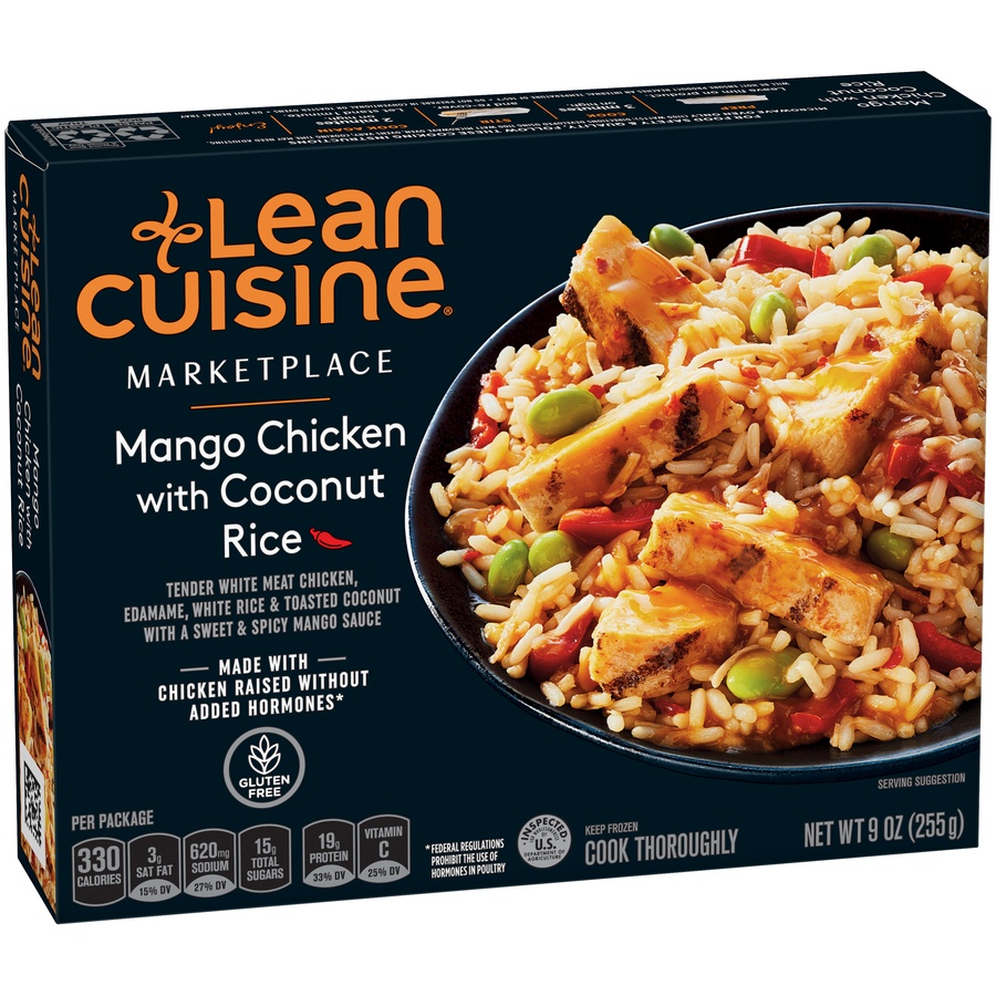 slide 2 of 8, Lean Cuisine Limited Edition Mango Chicken and Coconut Rice, 8.5 oz