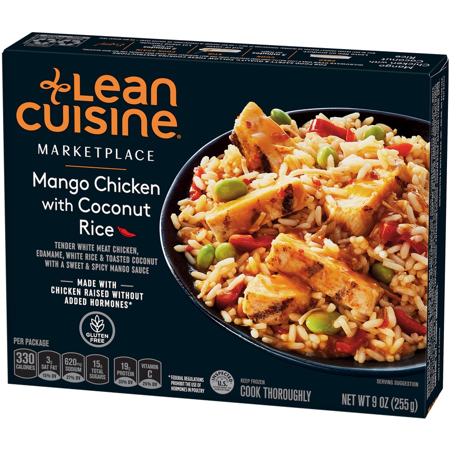 slide 3 of 8, Lean Cuisine Limited Edition Mango Chicken and Coconut Rice, 8.5 oz