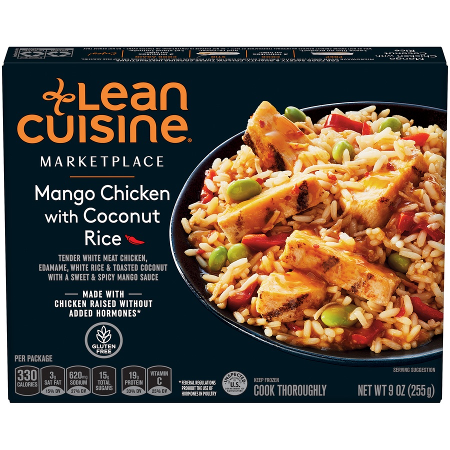 slide 1 of 8, Lean Cuisine Limited Edition Mango Chicken and Coconut Rice, 8.5 oz