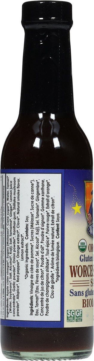 slide 11 of 14, The Wizard's Organic Gluten Free Vegan Worcestershire Sauce 251 ml, 251 ml