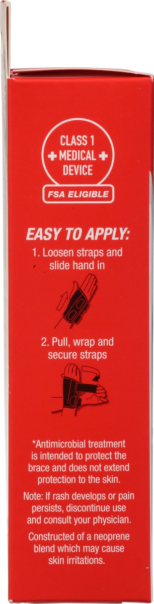 slide 5 of 10, Mueller Small/Medium Maximum Right Fitted Wrist Brace 1 ea Box, 1 ct