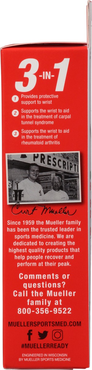 slide 2 of 10, Mueller Small/Medium Maximum Right Fitted Wrist Brace 1 ea Box, 1 ct