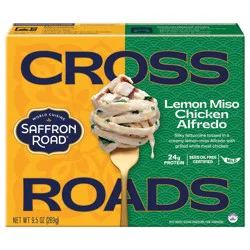 Saffron Road® Crossroads™ Lemon Miso Chicken Alfredo Pasta, 9.5 oz