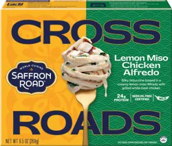 Saffron Road® Crossroads™ Lemon Miso Chicken Alfredo Pasta, 9.5 oz