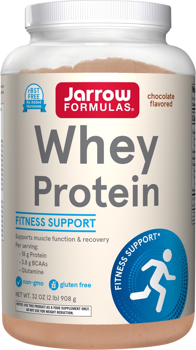 slide 3 of 5, Jarrow Chocolate Whey Protein, 2 lb