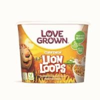 slide 1 of 1, Love Grown Cinnamon Lion Loops Kids Cup Cereal, 1.1 oz