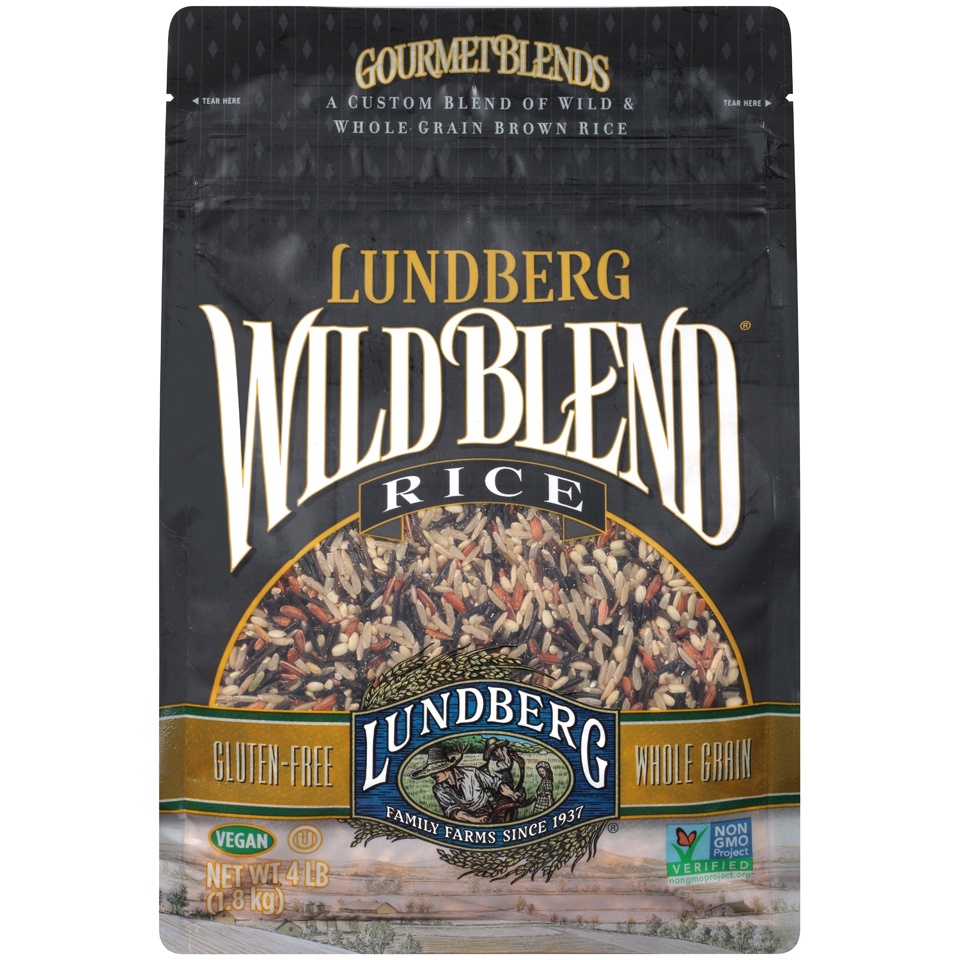 slide 1 of 1, Lundberg Wild Blend Rice, 4 lb