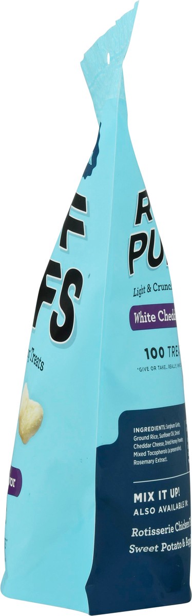 slide 8 of 9, Liberty Ruff Puffs White Cheddar Flavor Dog Treats 100 ea, 100 ct