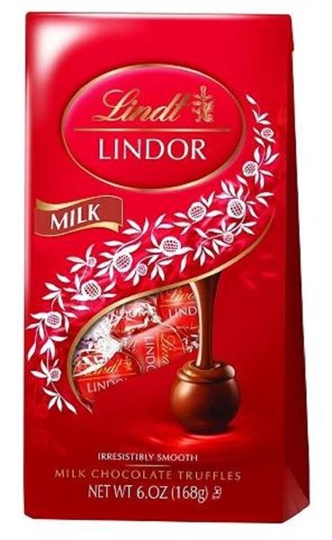 slide 1 of 1, Lindt Lindor Valentines Milk Chocolate Truffles, 2.1 oz