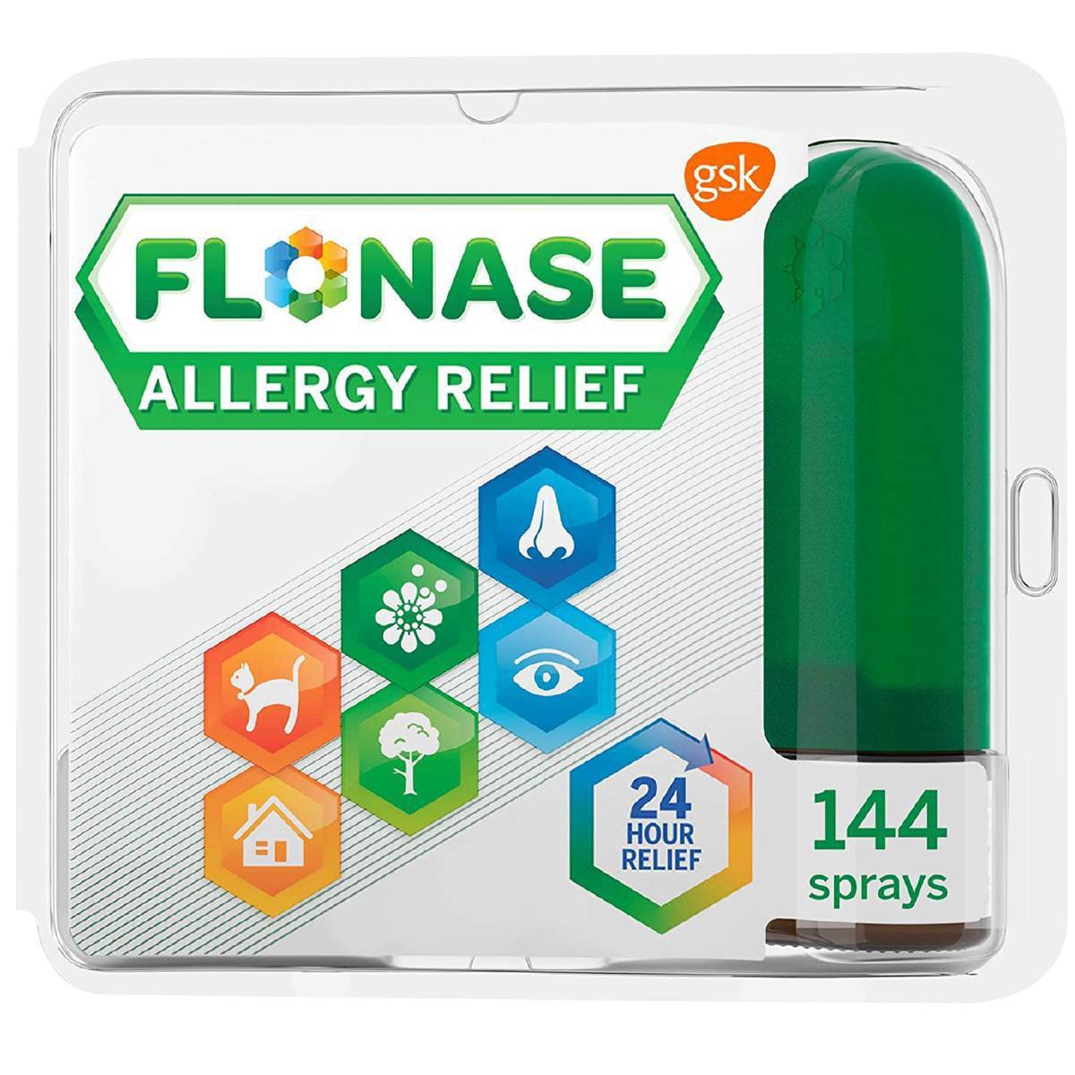 slide 1 of 18, Flonase Decongestant Nasal Spray, 120 ct