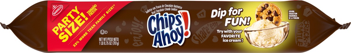 slide 9 of 9, Nabisco Chunky Cookies Party Size! 24.75 oz, 24.75 oz