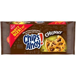 CHIPS AHOY! Chunky Chocolate Chip Cookies, Party Size, 24.75 oz