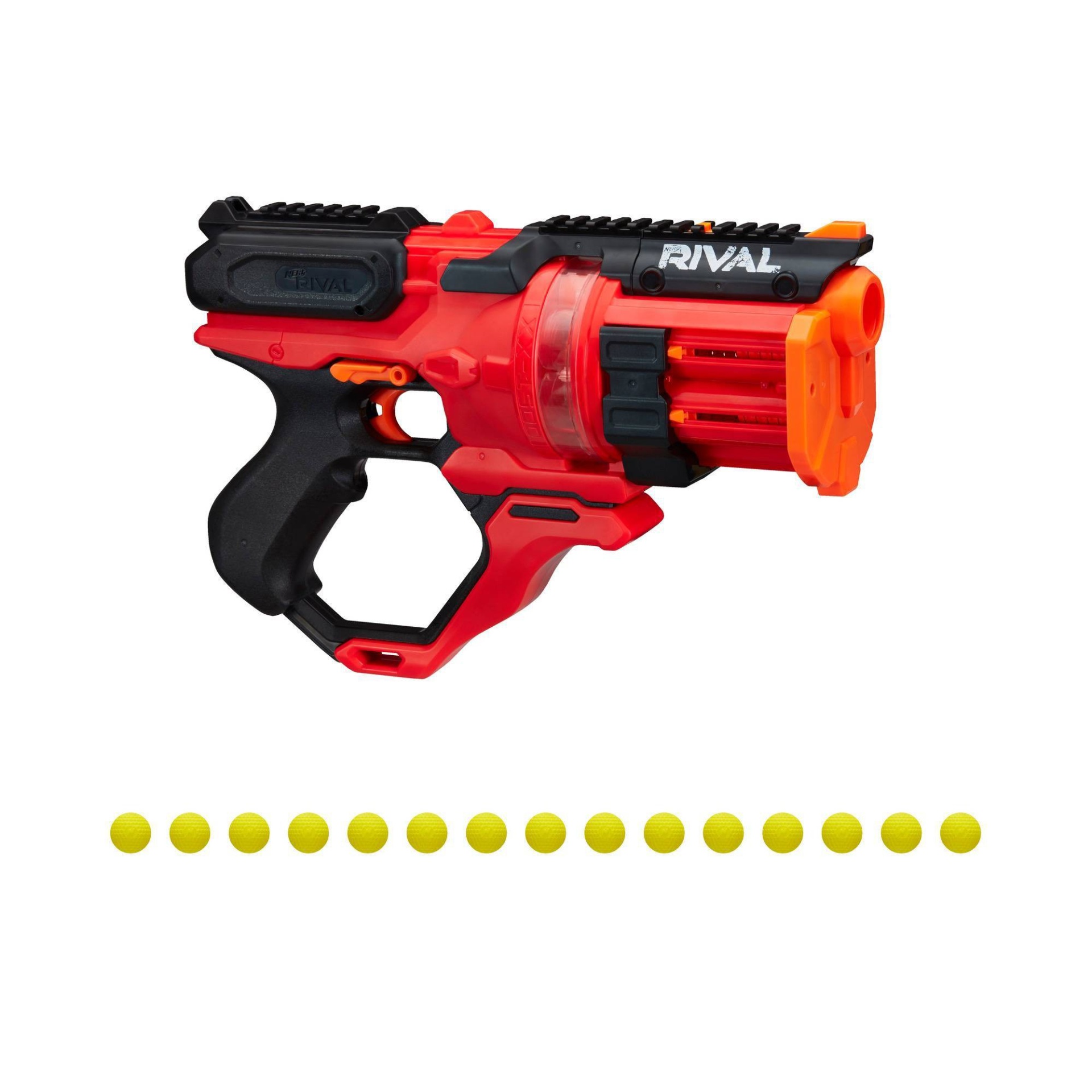 slide 1 of 5, Nerf Rival Roundhouse Xx-1500 Rotating Chamber Blaster - Red, 1 ct