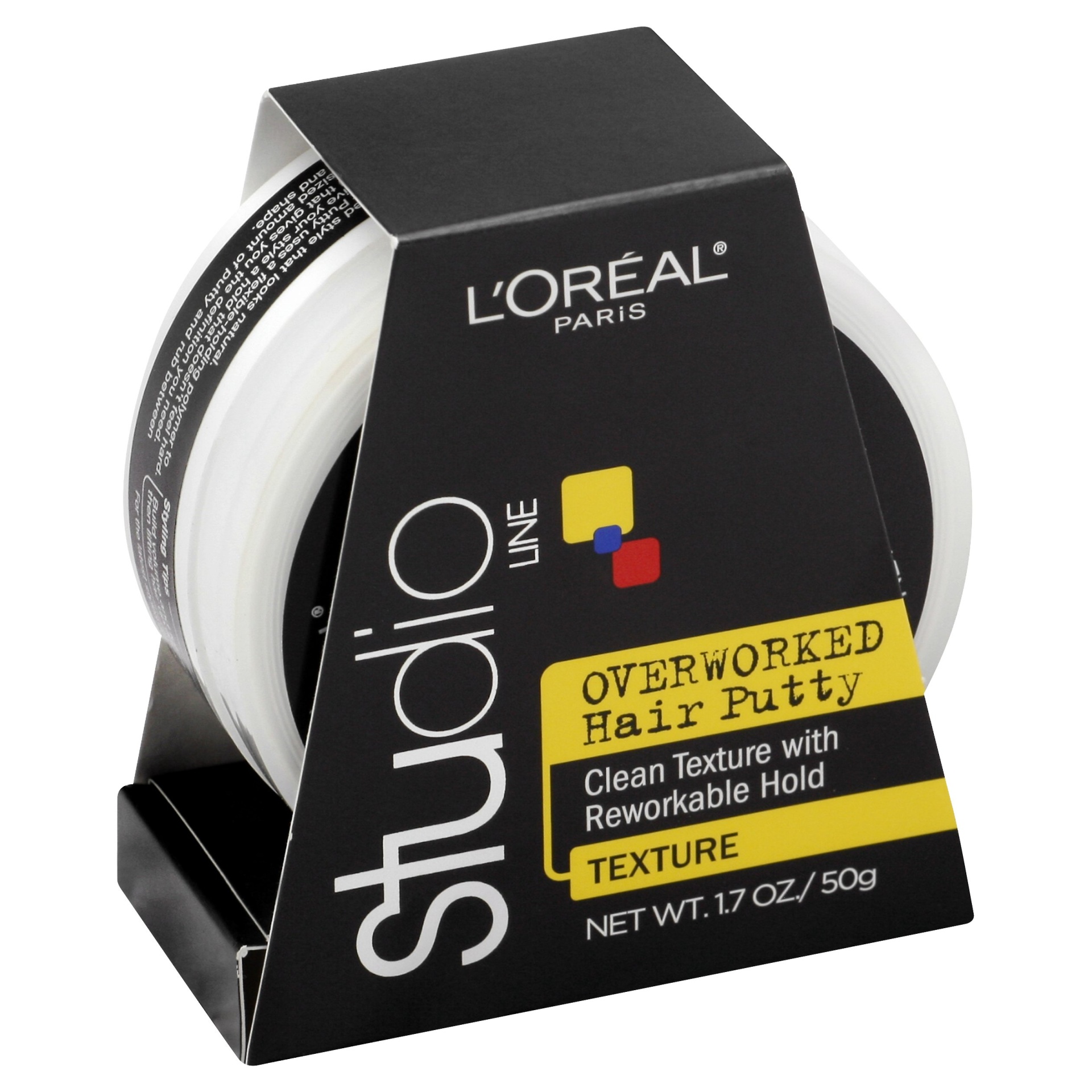 slide 1 of 2, L'Oréal Studio Line Overworked Hair Putty, 1.7 oz