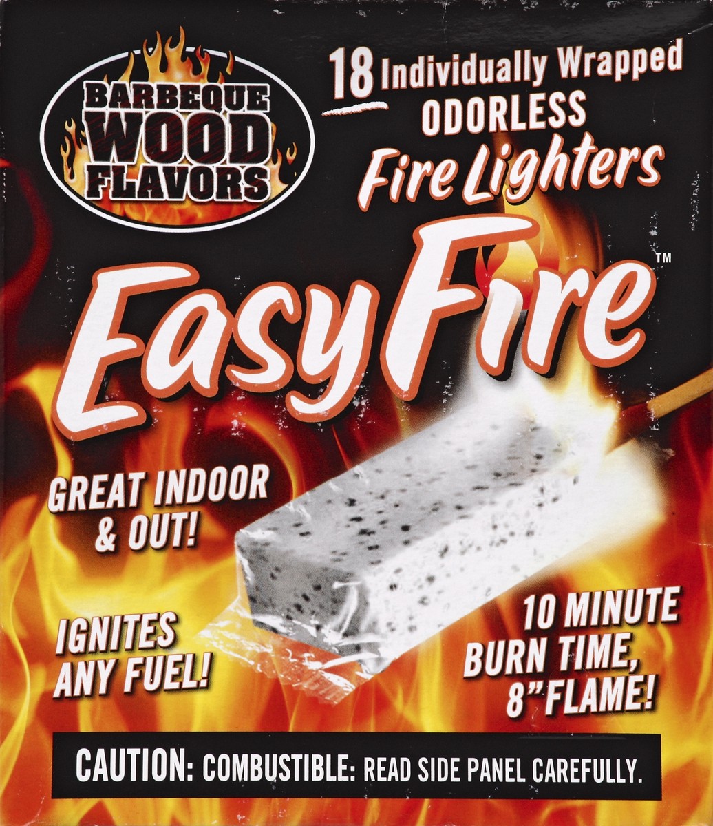 slide 3 of 4, Barbeque Wood Flavors Easy Fire Lighters, 18 ct