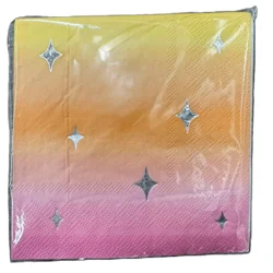 Meijer Beverage Napkin Foil Stars 24 Ct