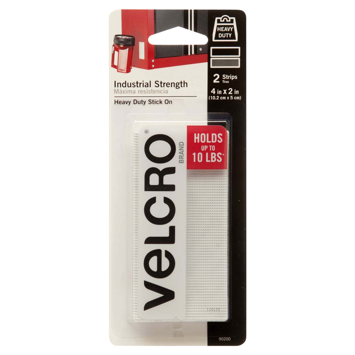slide 1 of 1, VELCRO Brand - Industrial Strength White, 2 ct
