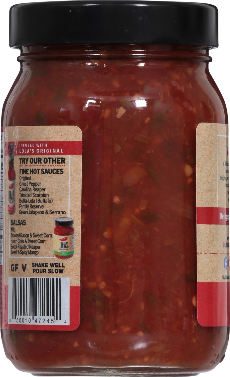 slide 6 of 14, Lola's Cherry Jalapeno Fine Salsa 16 fl oz, 16 fl oz