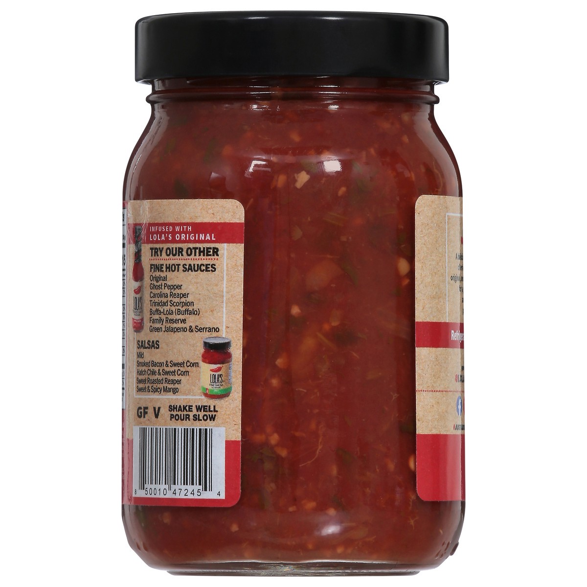 slide 14 of 14, Lola's Cherry Jalapeno Fine Salsa 16 fl oz, 16 fl oz