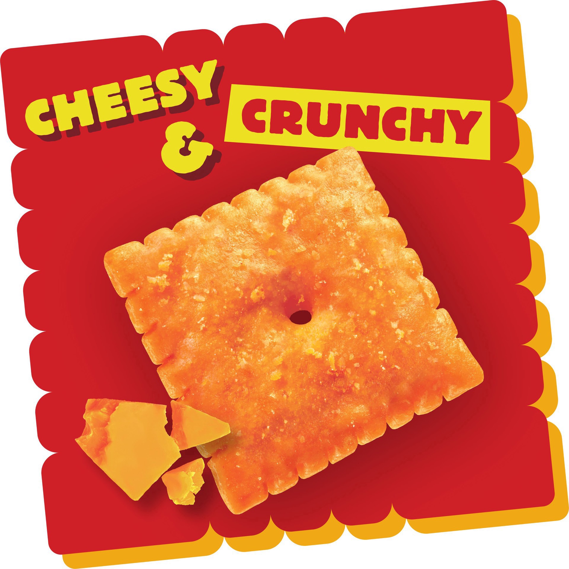 slide 2 of 5, Cheez-It Extra Crunchy Cheese Crackers, Baked Snack Crackers, Lunch Snacks, Bold Cheddar, 12.4oz Box, 1 Box, 12.4 oz