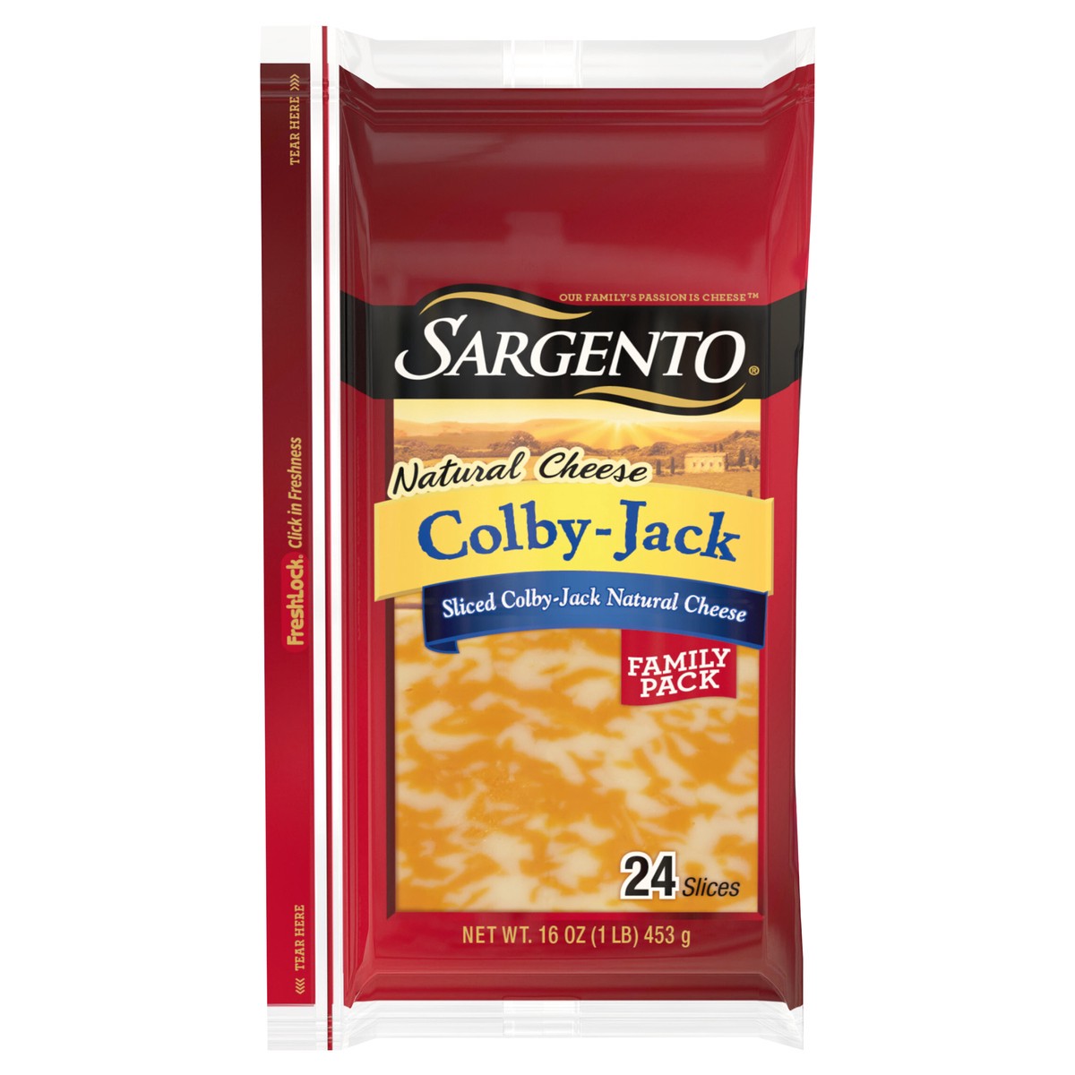 slide 5 of 13, Sargento Sliced Colby-Jack Natural Cheese, 16 oz., 24 slices, 16 oz