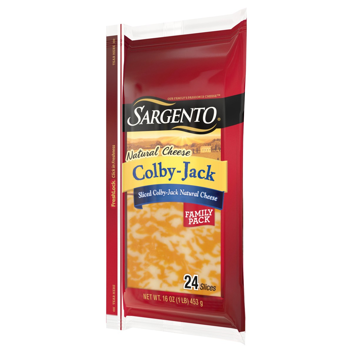 slide 8 of 13, Sargento Sliced Colby-Jack Natural Cheese, 16 oz., 24 slices, 16 oz