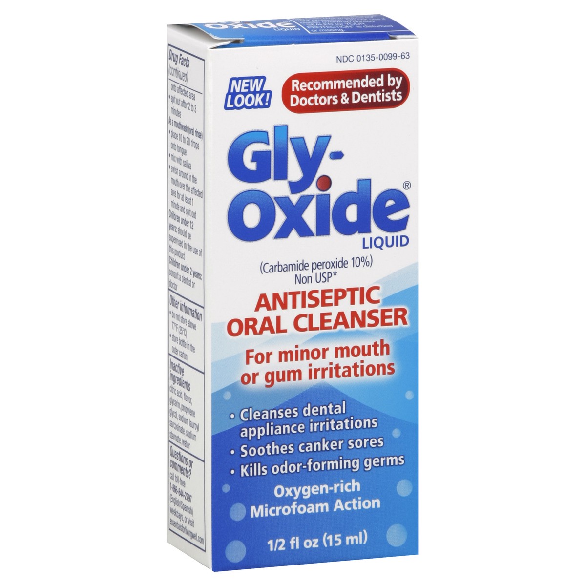 slide 5 of 6, Gly-Oxide Antiseptic Oral Cleanser 0.5 oz, 0.5 oz