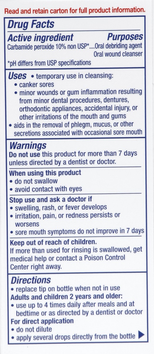 slide 6 of 6, Gly-Oxide Antiseptic Oral Cleanser 0.5 oz, 0.5 oz