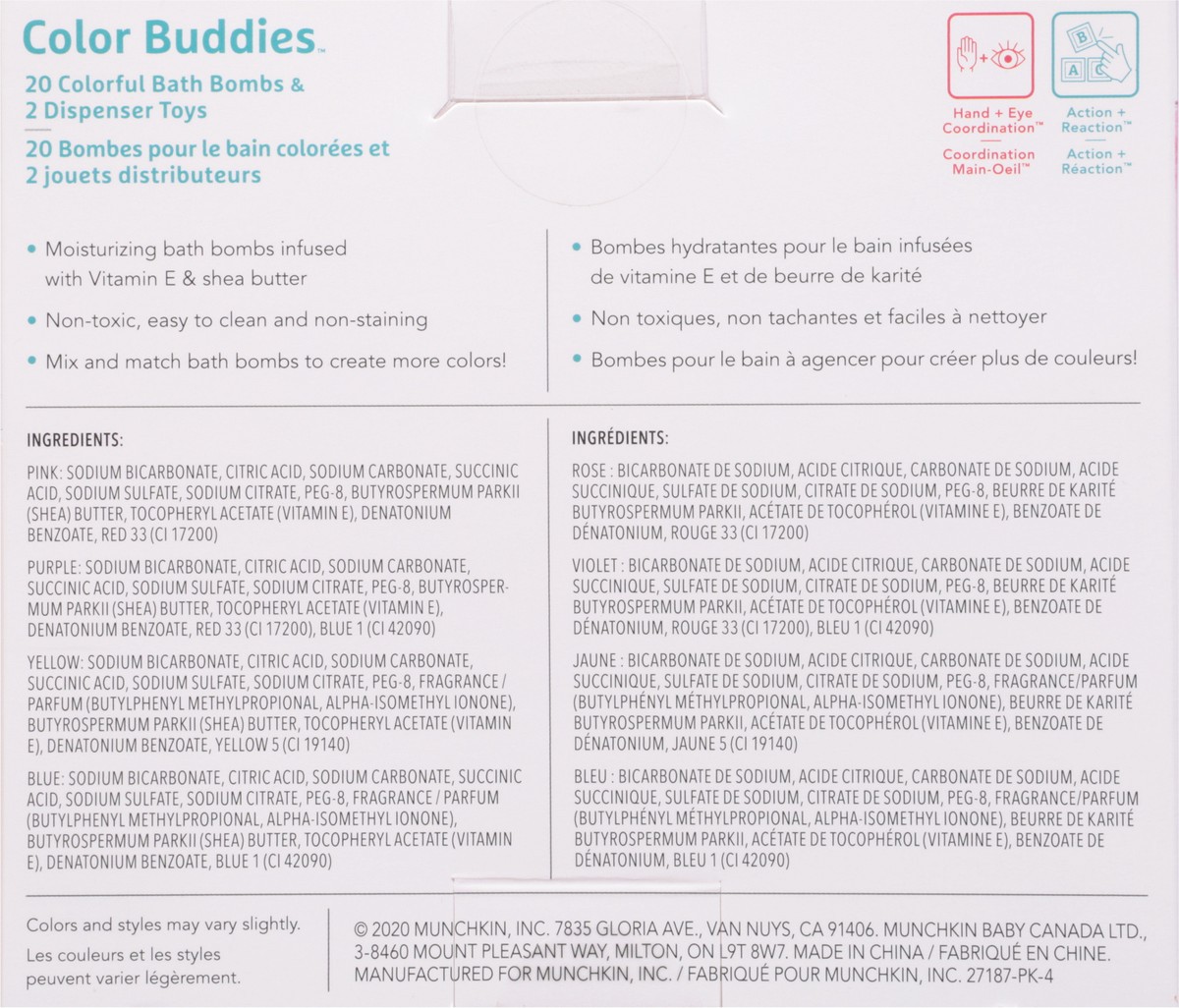 slide 5 of 9, Munchkin Color Buddies 22 Pieces, 1 ct