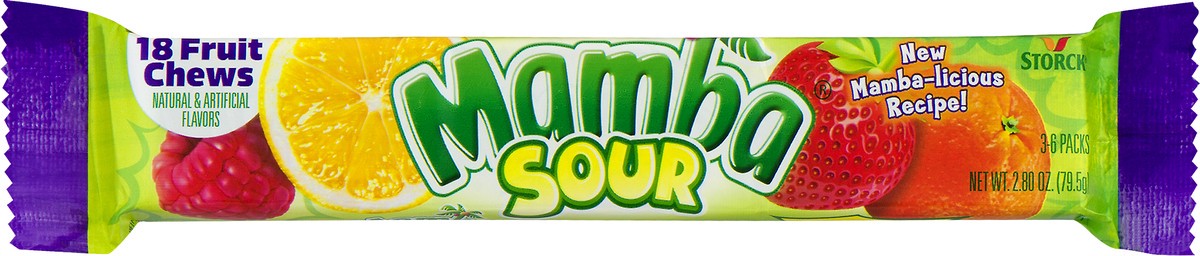 slide 5 of 8, Mamba Fruit Chews 3 ea, 2.65 oz