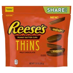 Reese's Thins Milk Chocolate Peanut Butter Cups - 7.37 oz