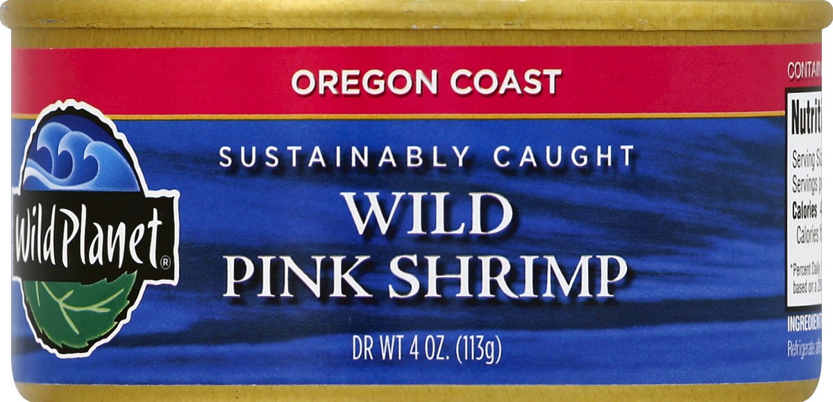 slide 2 of 2, Wild Planet Wild Pink Shrimp, 4 oz