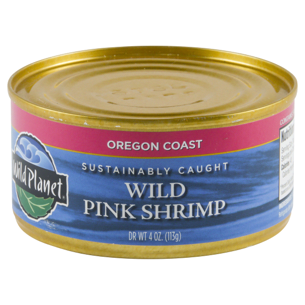 slide 1 of 2, Wild Planet Wild Pink Shrimp, 4 oz