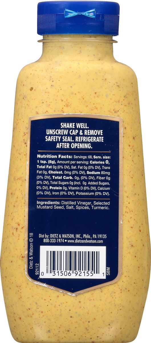 slide 2 of 12, Dietz & Watson Spicy Brown Mustard, 12 oz, 12 oz