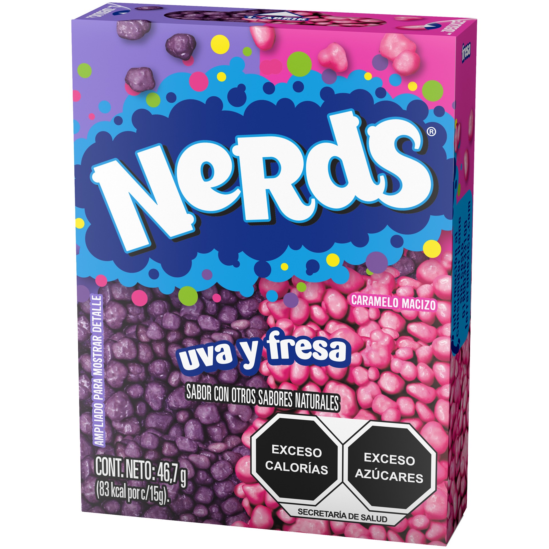 slide 4 of 4, WONKA Nerds Grape and Strawberry Candy, 1.65 Ounce, 1.65 oz