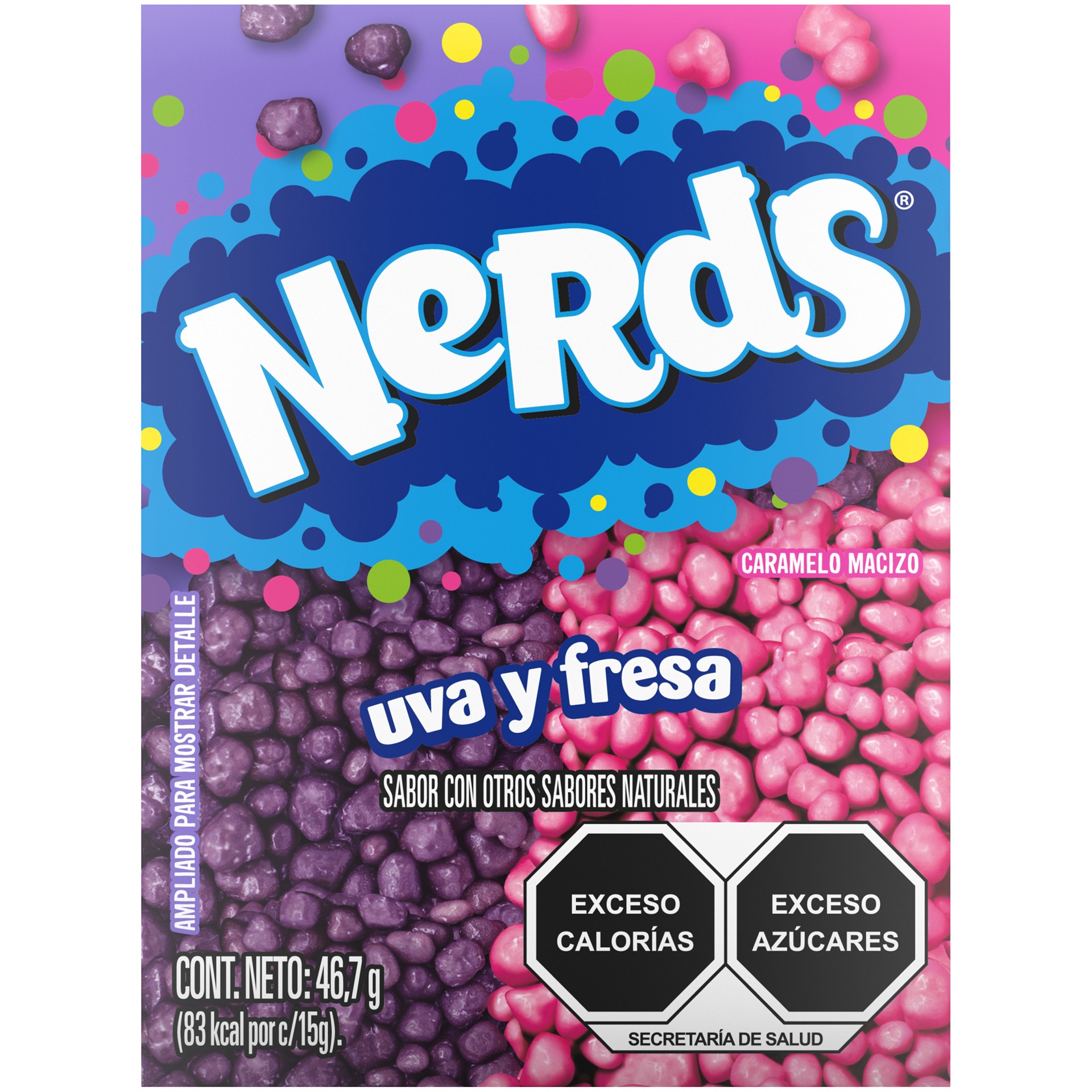 slide 1 of 4, WONKA Nerds Grape and Strawberry Candy, 1.65 Ounce, 1.65 oz