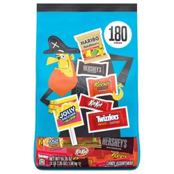 Hershey's Hershey Assorted Flavored, Halloween Candy Bulk Bag, 55.35 oz (180 Pieces)