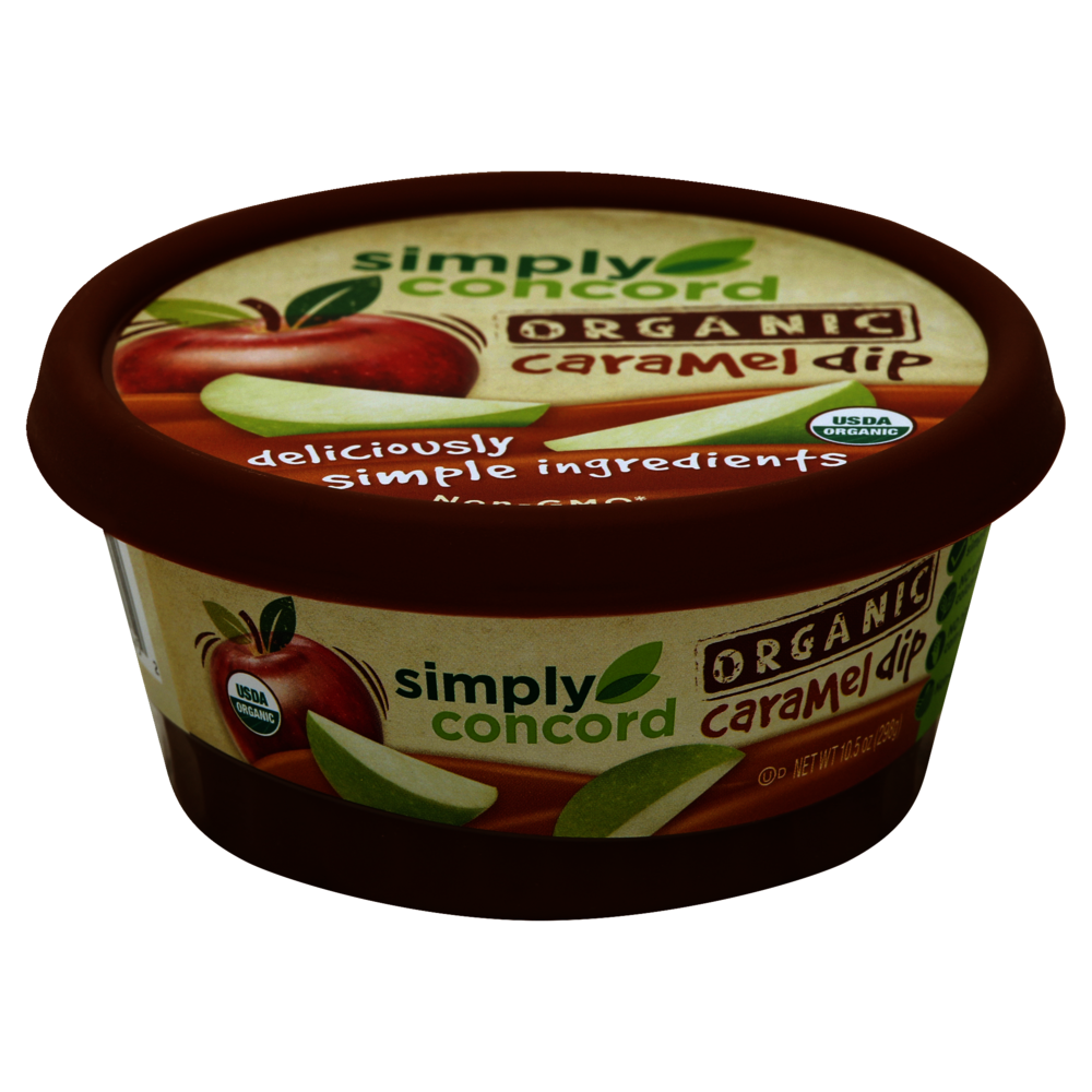 slide 1 of 1, Concord Foods Simply Concord Organic Caramel Dip, 10.5 oz