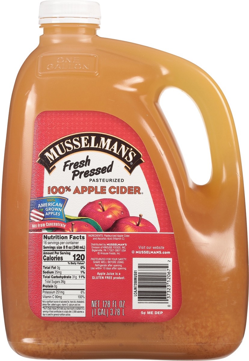 slide 5 of 14, Musselman's Fresh Pressed, Pasteurized 100% Apple Cider 128 fl oz, 128 fl oz