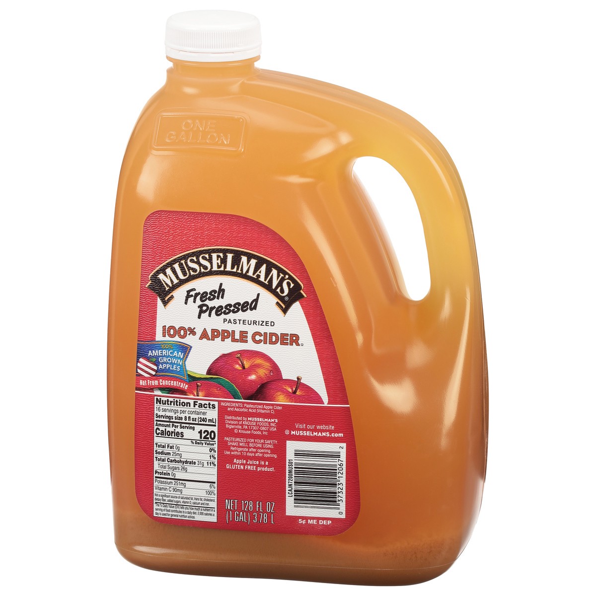 slide 11 of 14, Musselman's Fresh Pressed, Pasteurized 100% Apple Cider 128 fl oz, 128 fl oz