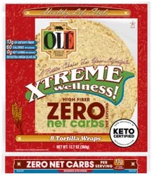 Olé Mexican Foods Xtreme Wellness! Tortilla Wraps 8 Each