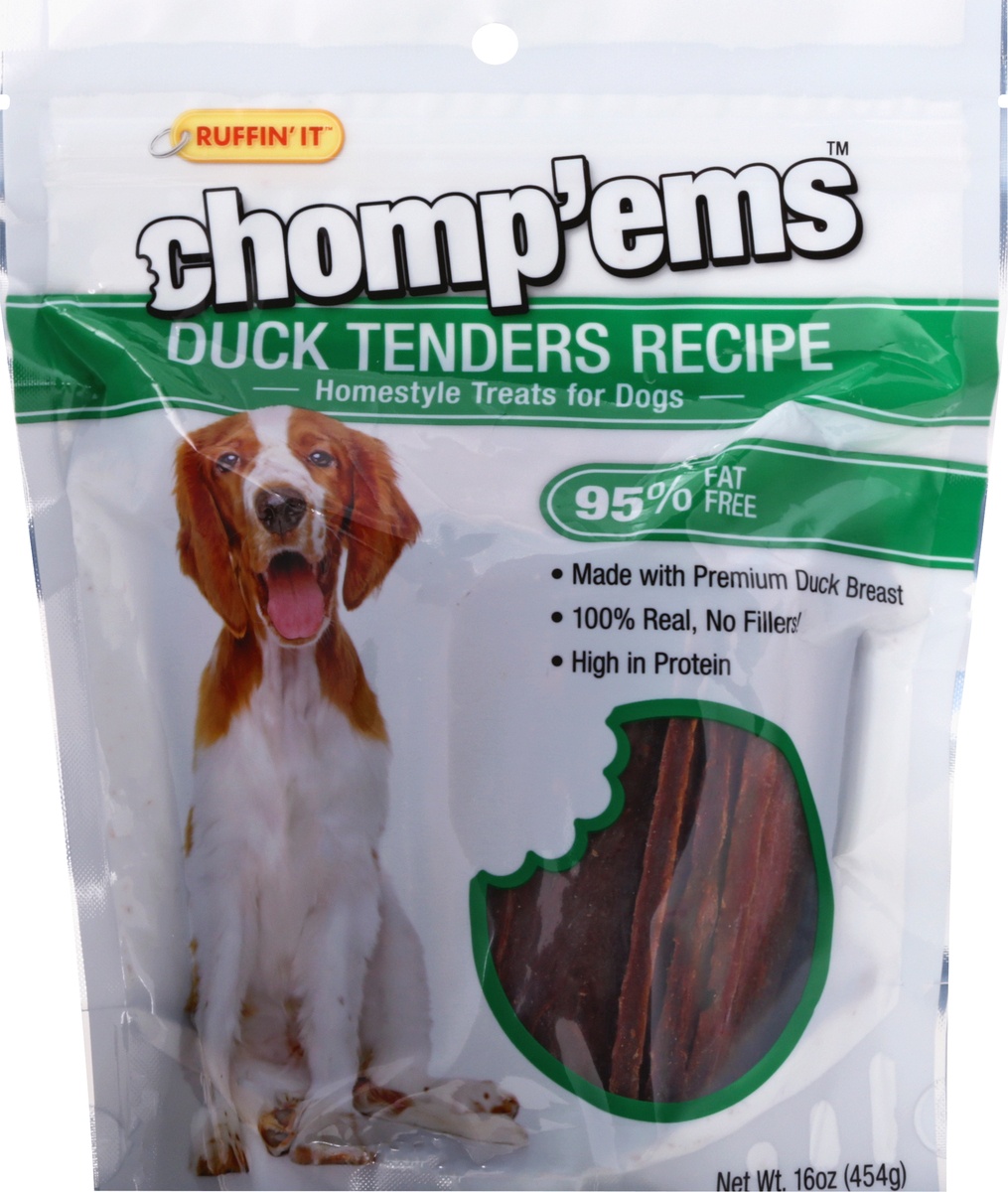 slide 8 of 9, Ruffin' It Treats for Dogs Homestyle Duck Tenders Recipe, 16 oz