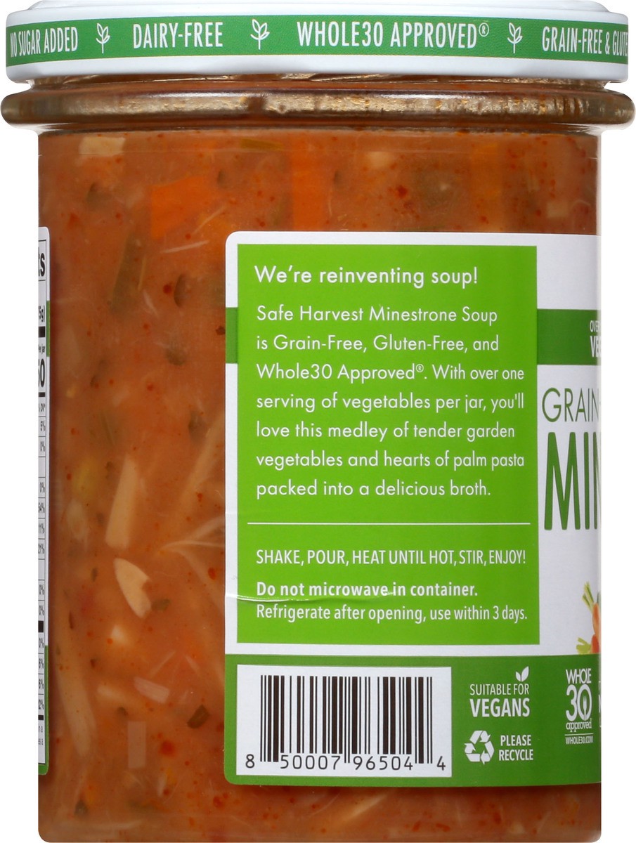 slide 7 of 9, Safe Harvest Safecatch Soup Vegetable Minestrone, 13.2 oz
